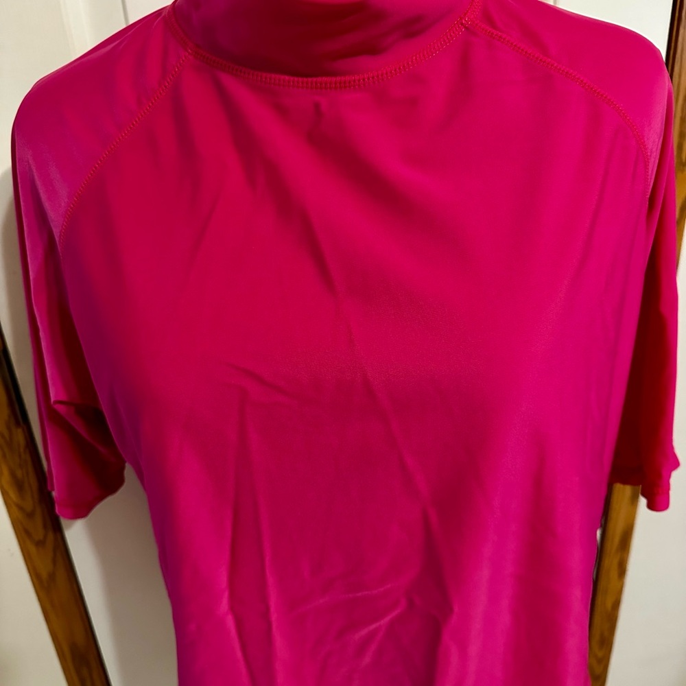 Women's  Swim Pink Top UPF 50+
